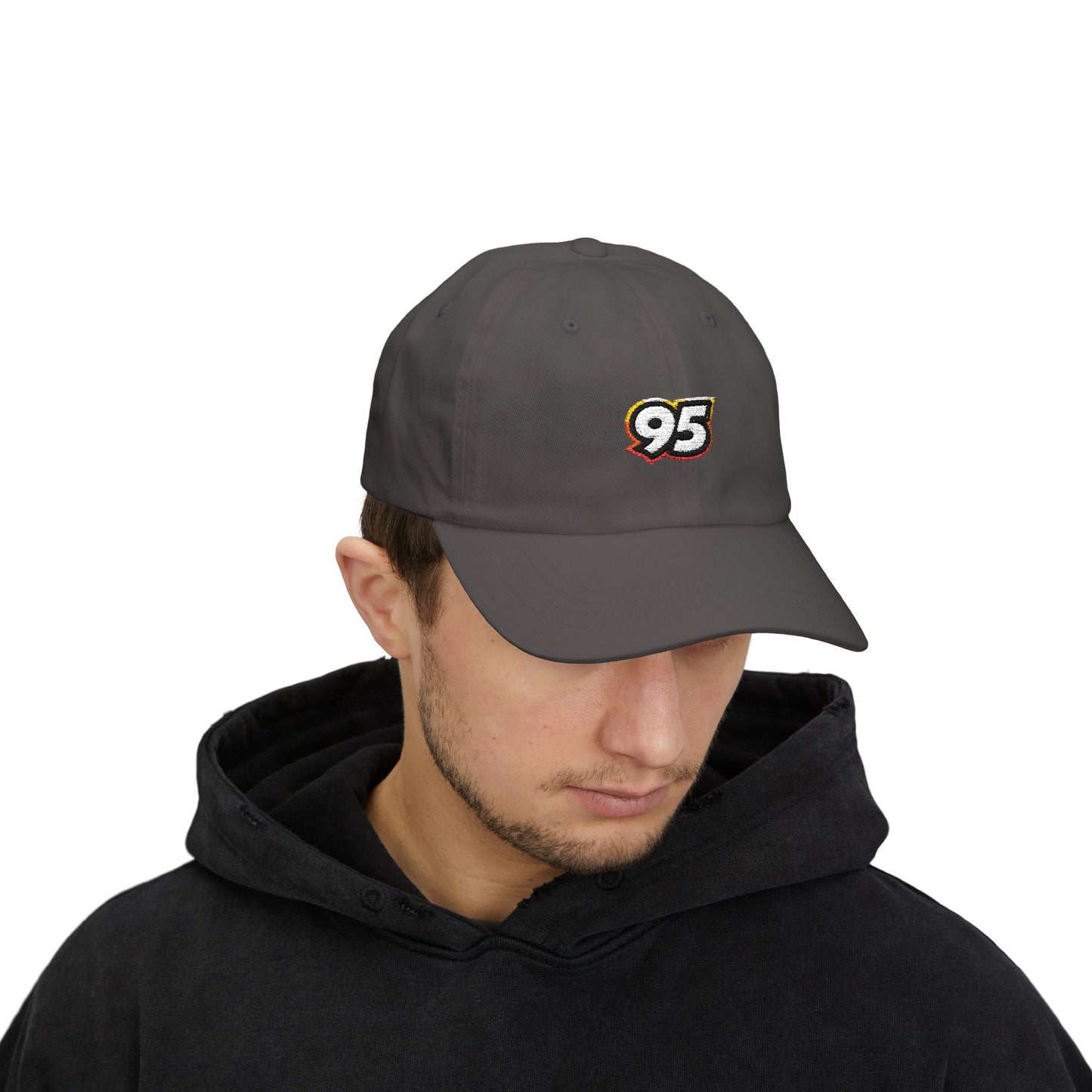 Classic Dad Cap with Retro 95 Logo - Casual Everyday Hat for Stylish Men