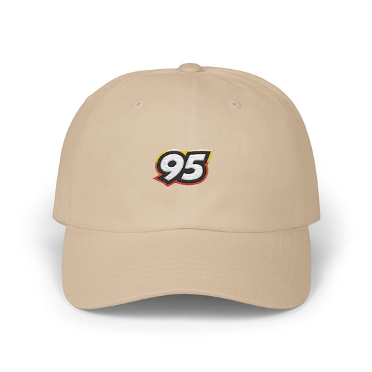 Classic Dad Cap with Retro 95 Logo - Casual Everyday Hat for Stylish Men