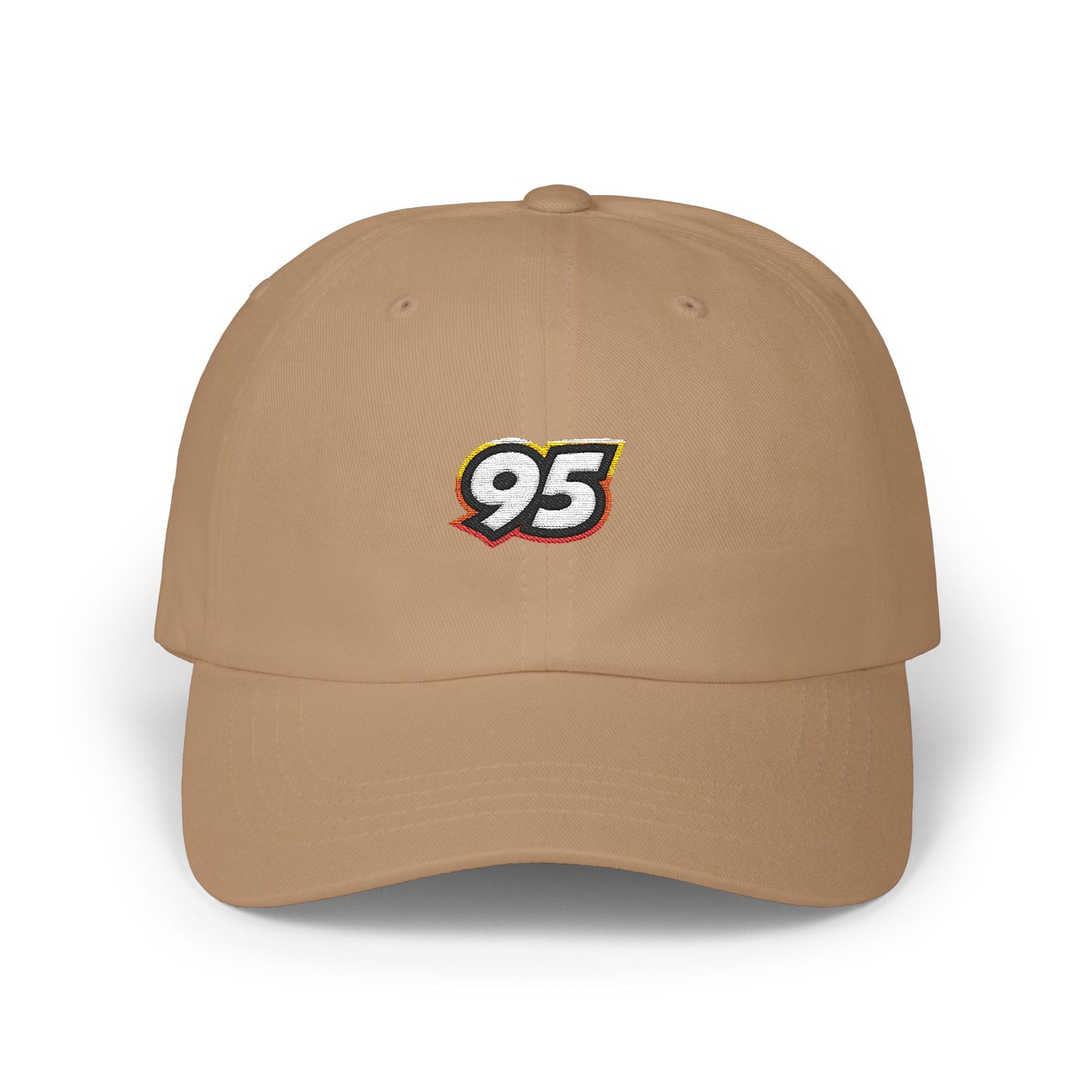 Classic Dad Cap with Retro 95 Logo - Casual Everyday Hat for Stylish Men