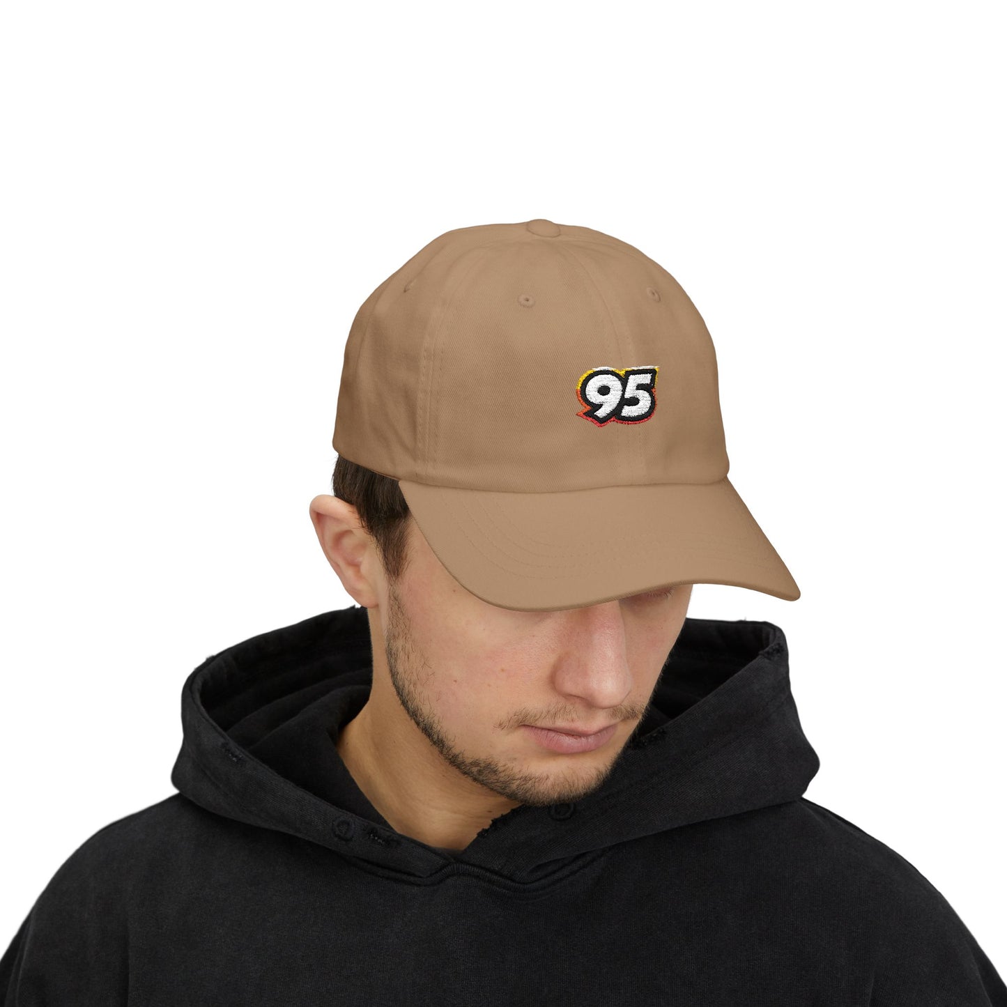 Classic Dad Cap with Retro 95 Logo - Casual Everyday Hat for Stylish Men