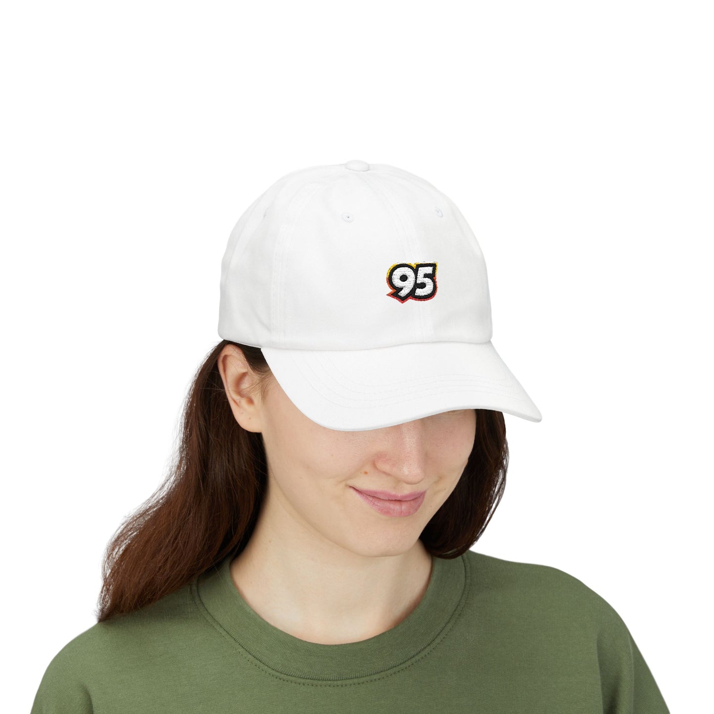 Classic Dad Cap with Retro 95 Logo - Casual Everyday Hat for Stylish Men