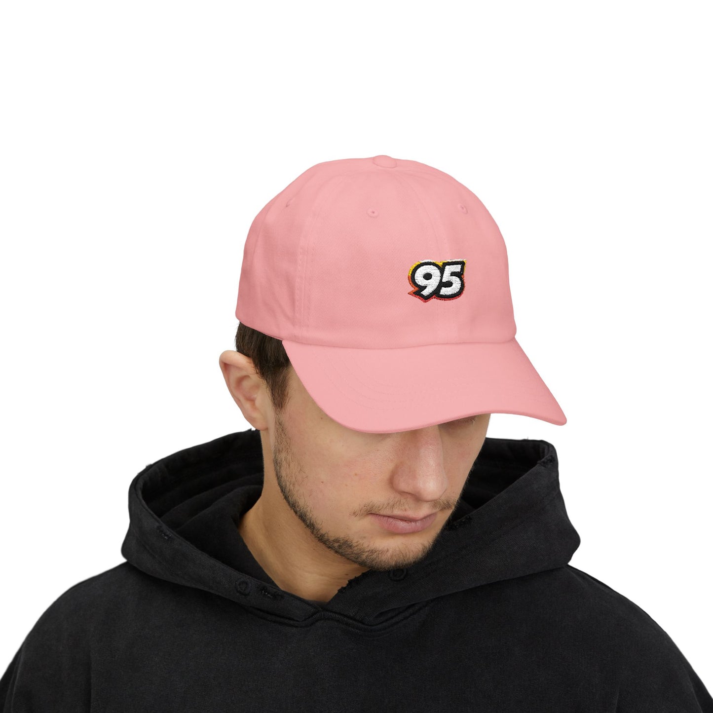 Classic Dad Cap with Retro 95 Logo - Casual Everyday Hat for Stylish Men